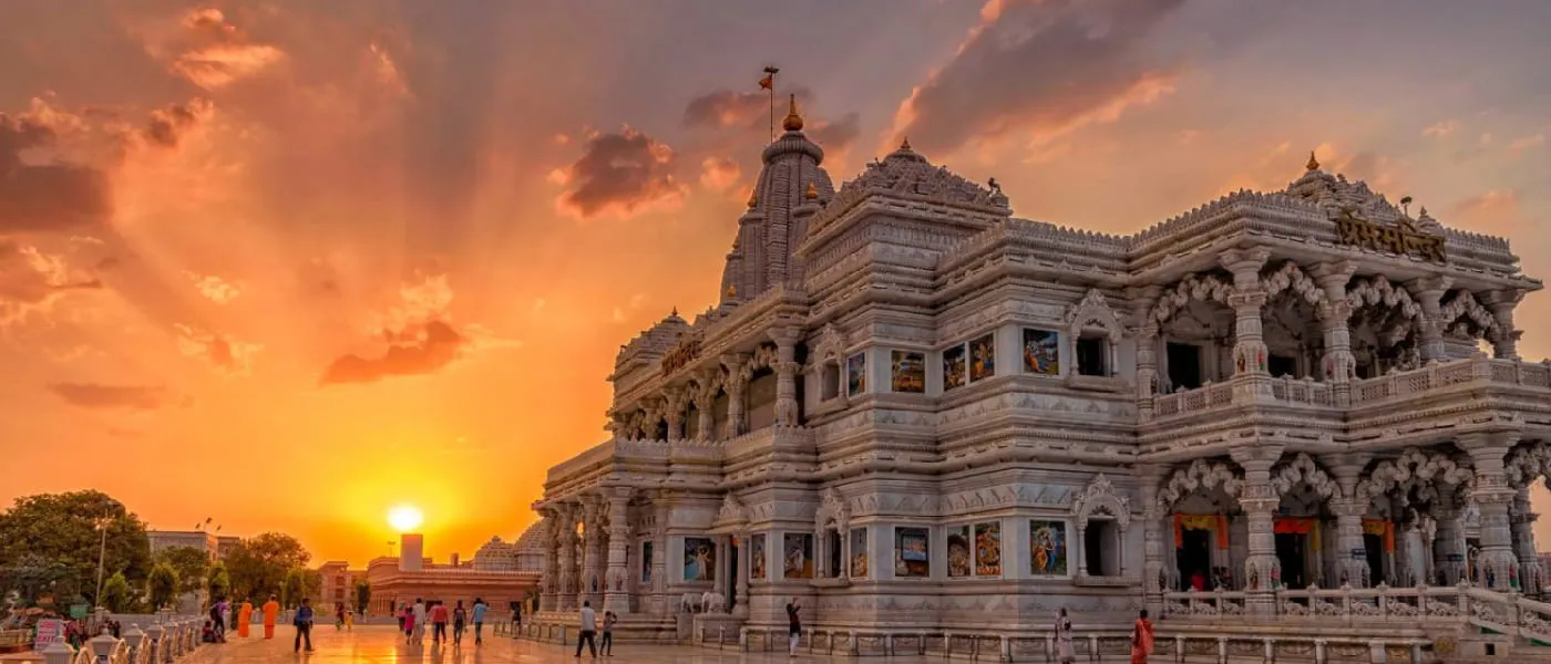 Delhi to Vrindavan Tempo Traveller