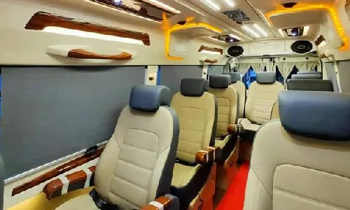 spacious and comfortable vehicle